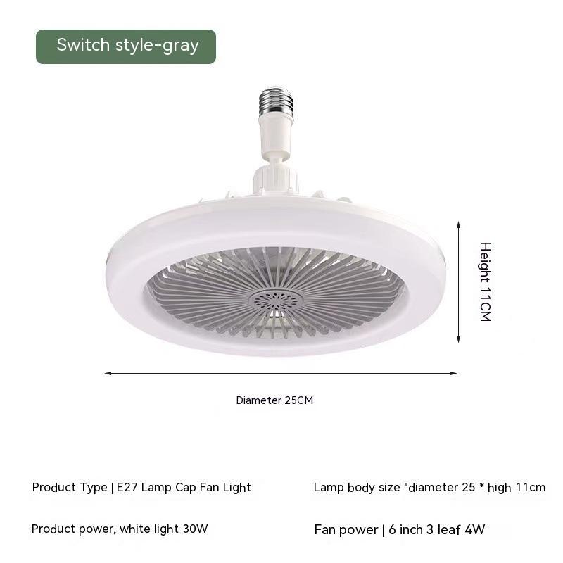 Remote Control E27 Screw Adjustable Light Bedroom Aromatherapy Small Fan Lamp